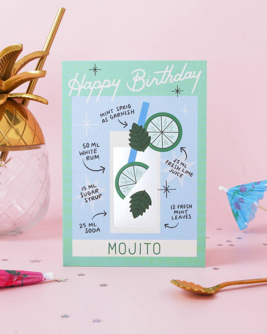 Mojito Birthday Card