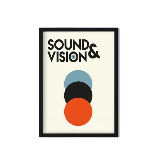 Sound and Vision Print | A3