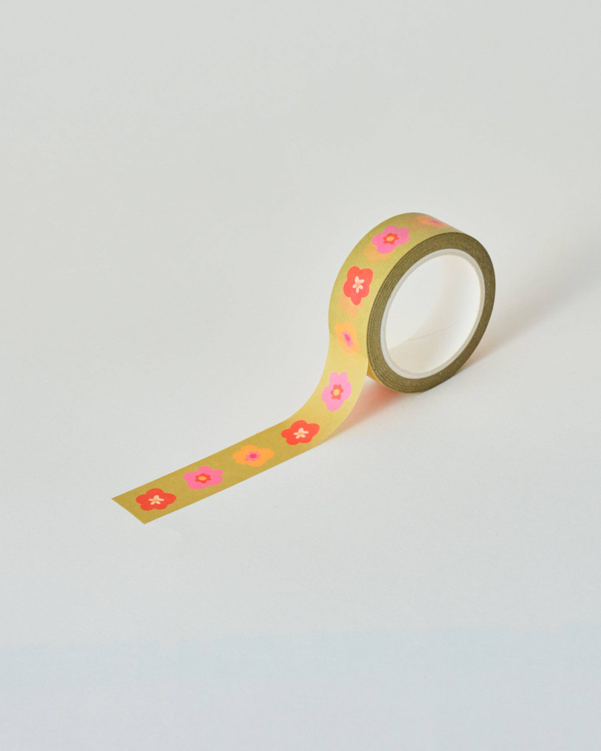 Green Floral Washi Tape