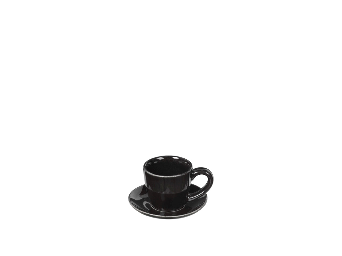 Nordic Coal Espresso Cup with Saucer