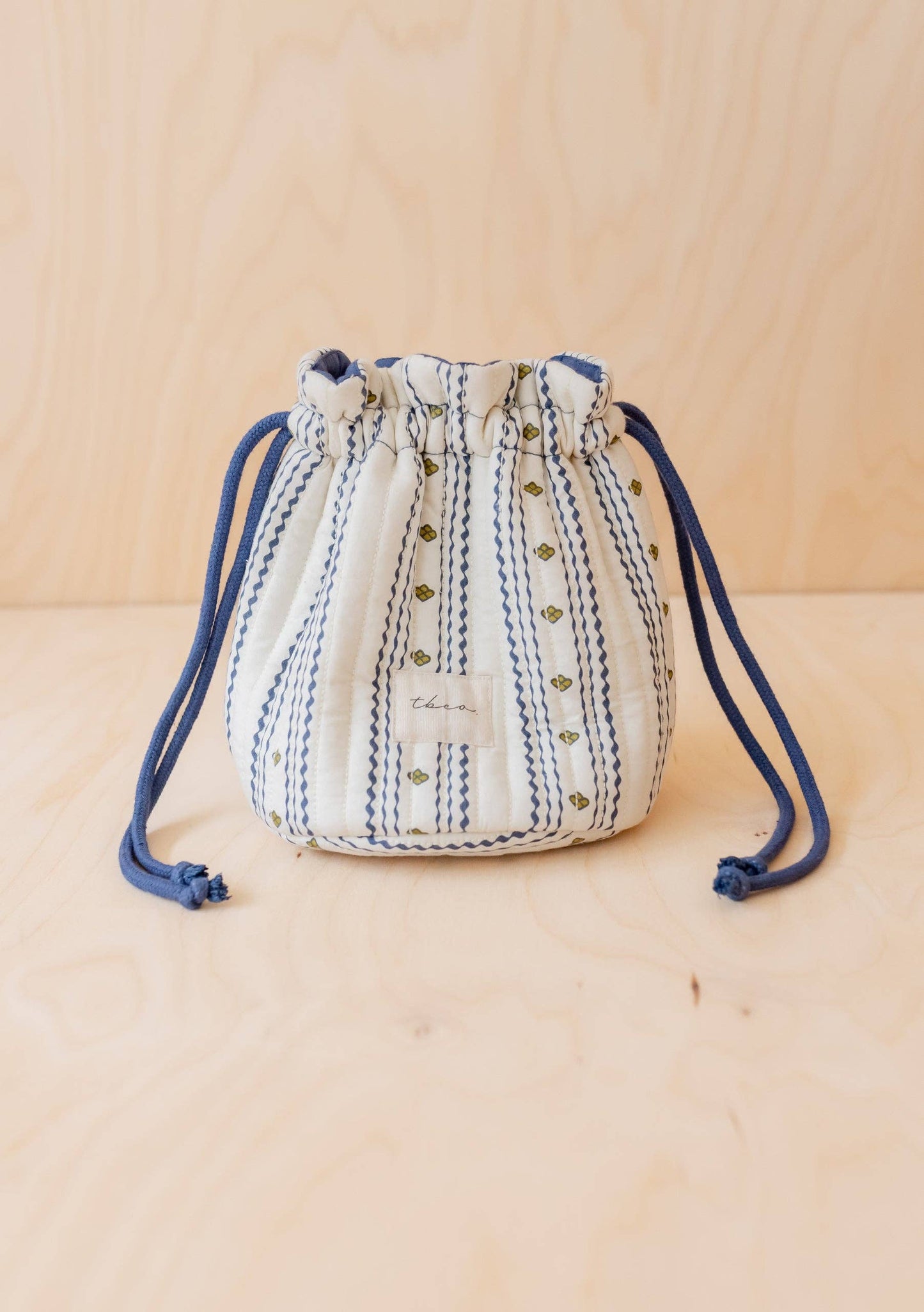 Cotton Wash Bag | Navy Ditsy Floral