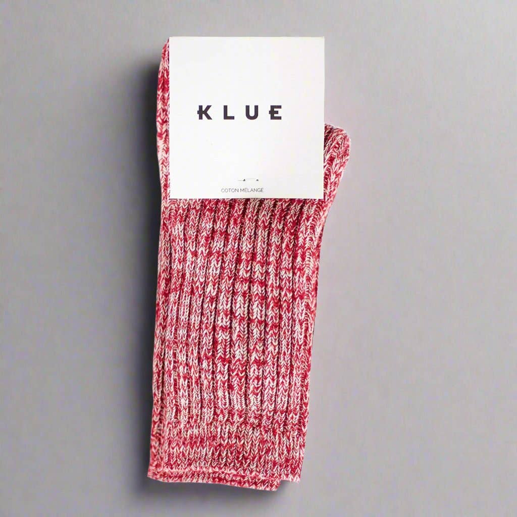 Cotton Pattern Socks | Red