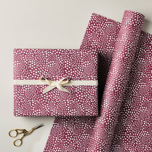 Abstract Blush and Cream Gift Wrap
