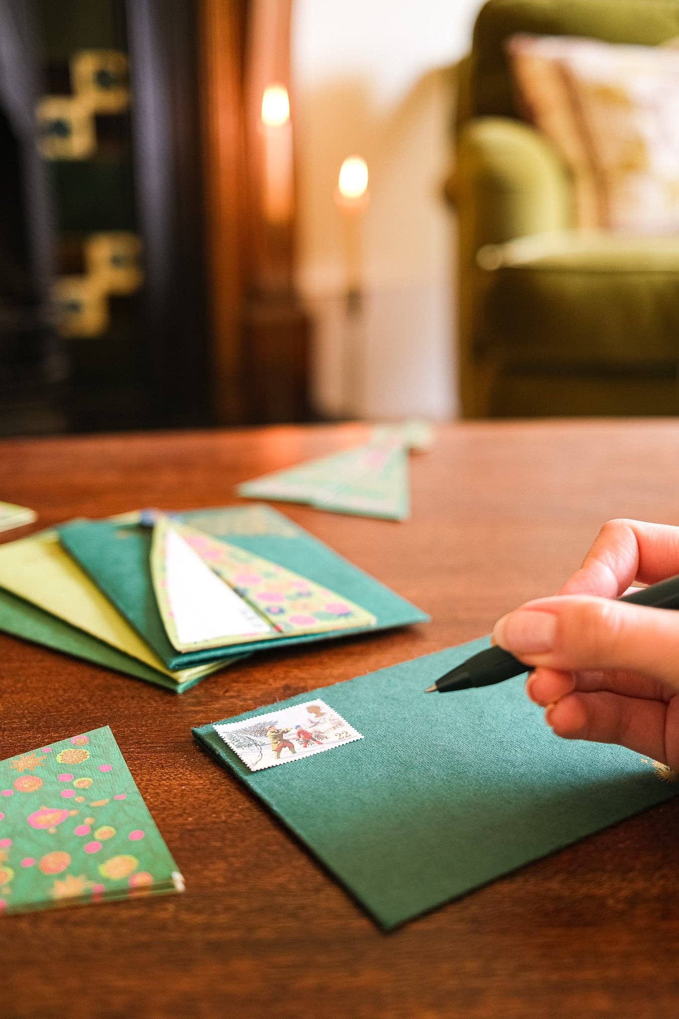 Patterned Tree Greeting Card