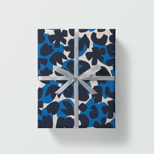 Wildflowers Gift Wrap | Blue