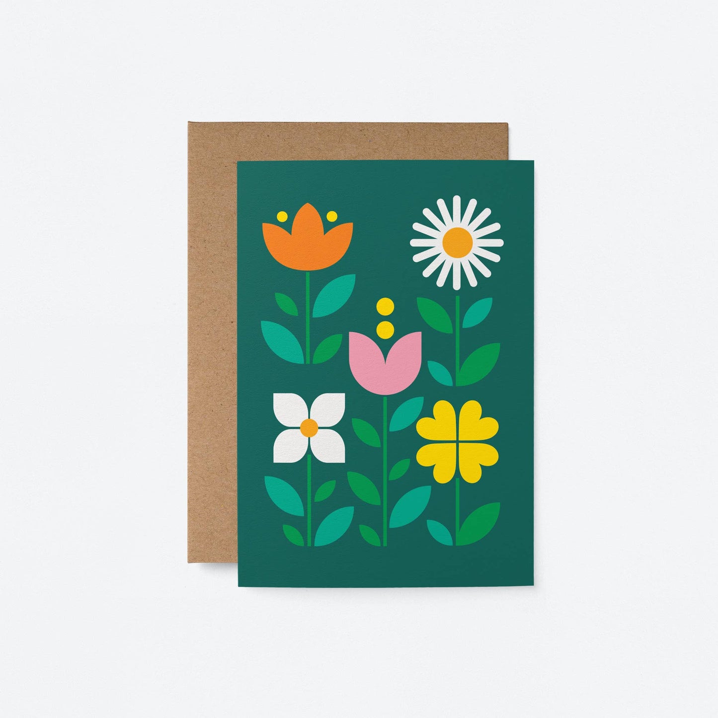 Flower No 10 Card