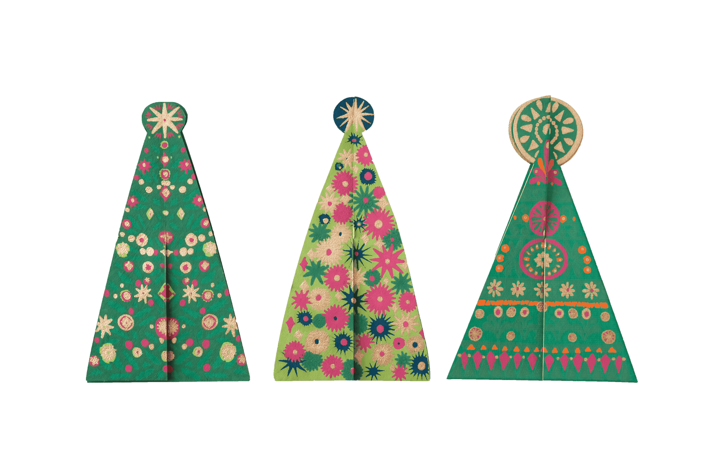 Patterned Tree Greeting Card