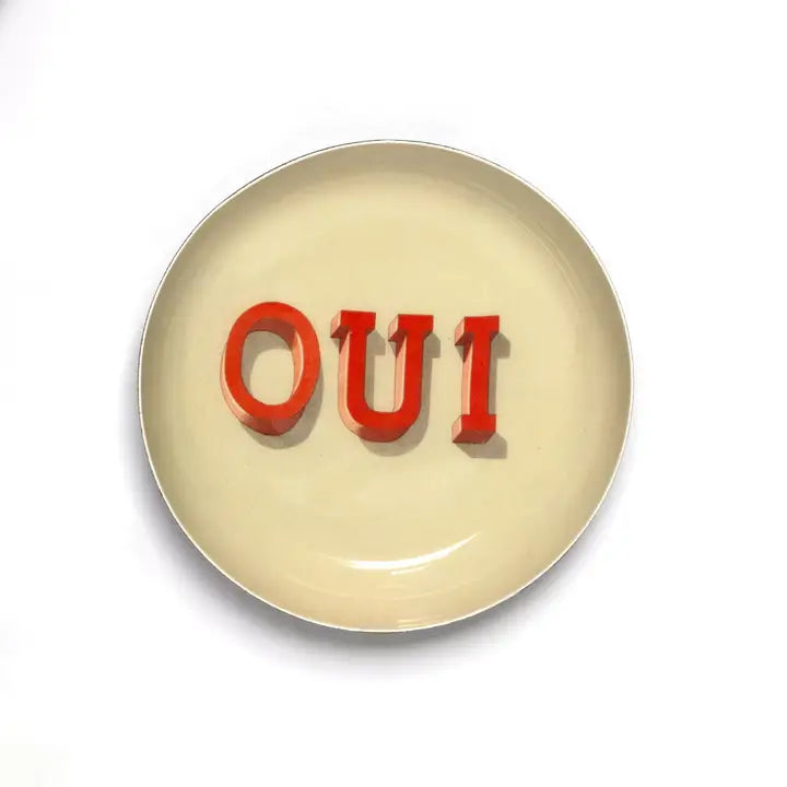 Round Enamel Tray | Oui