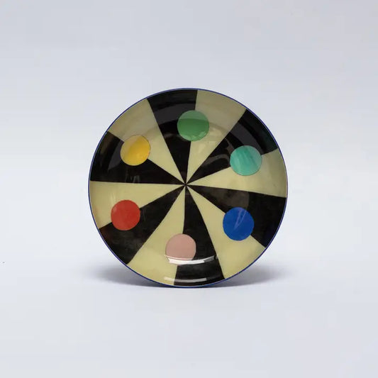 Round Enamel Tray | Benson's Colour Hexagon